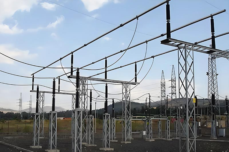 Aluminum tube busbar is used in substation